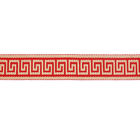Thân thiện với môi trường Polyester Hy Lạp 42mm Jacquard Ribbon Trim