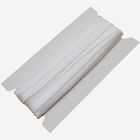 Ruy băng vải Polyester gai màu trắng cho hàng may mặc