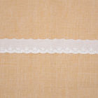 Vải ren thêu bông Polyester 2,5cm cho quần áo