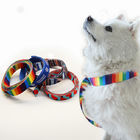30mm Jacquard Leash Dog Collar Cổ áo trang trí cho vật nuôi